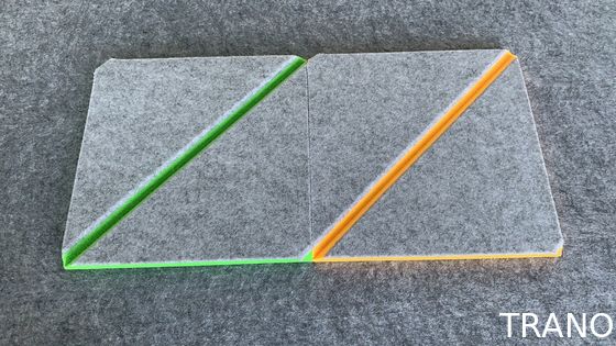 Fire Retardant Felt 3d Acoustic Wall Panels Polyester Fiber