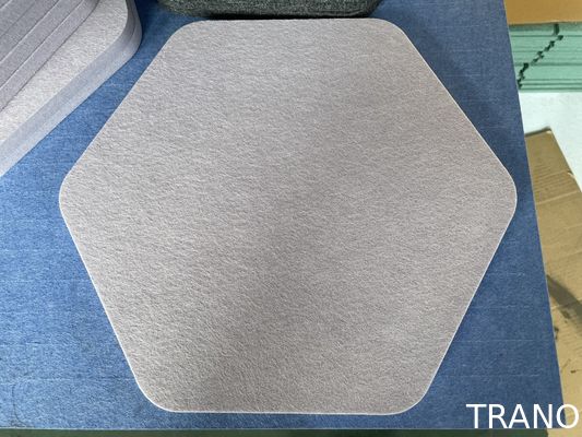 PET Felt Wall hexagonal acoustic panels In Various Colors