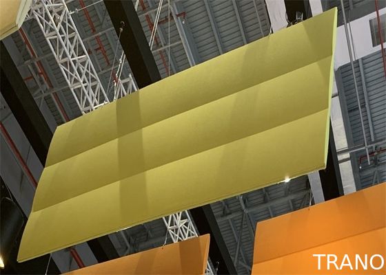 Durable Felt Ceiling Baffles Sound Absorption , Multi Colored Hanging Sound Baffles