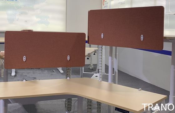 Eco Friendly Tear Resistant 15mm Sound Absorbing Desk Dividers