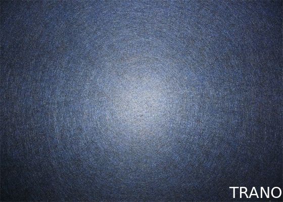 Navy Color Decorative Sound Absorbing Wall Panels , Recycled Pet Felt Panels