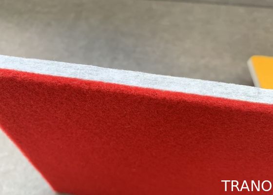 Upholstery Non Woven Felt Laminate On Polyester Fiber Board Bright Color