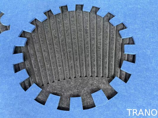 Anti Bacteria Upholstery Fabric Wrapped 3D Acoustic Wall Panels