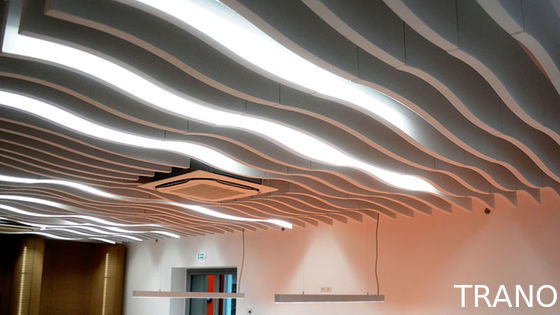 Fiberglass Suspended Hanging Sound Baffles Multi Colored