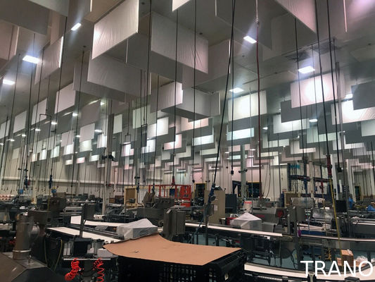 3D Designed Pvc Acoustic Ceiling Baffles For Indoor Decoration