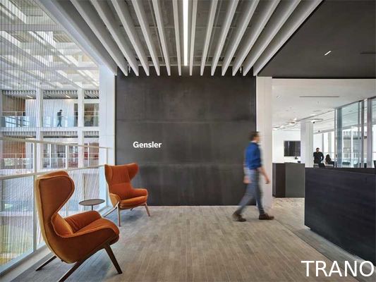 Polyester Acoustic Ceiling Baffles For Studio Thermal Insulation