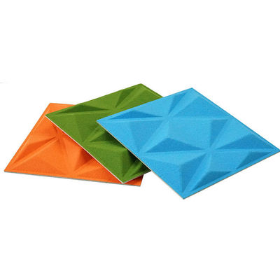 Colorful Felt 3d Hexagon Acoustic Panel Polyester Fiber