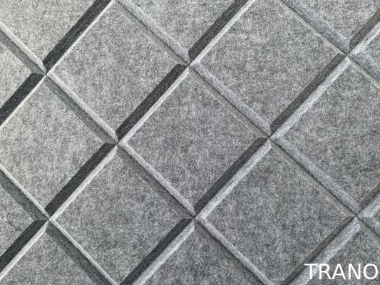 3d Hexagon Acoustic Panel Polyester Fiber Stickers For Room Walls