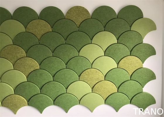 100%  Polyester Fiber 3d Acoustic Felt Tiles Cubic Panel For Wall Decoration