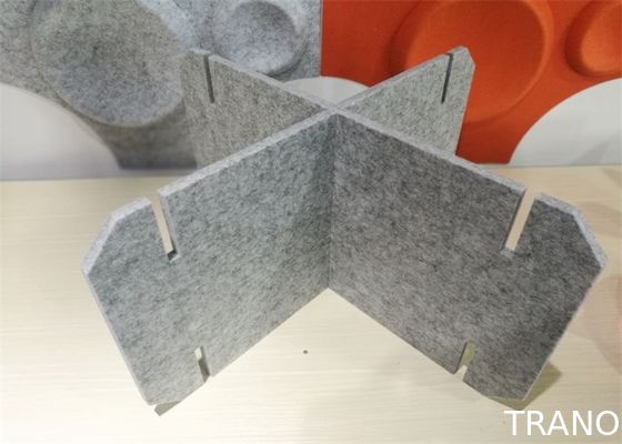 Height Adjustable Modular Office Furniture Acoustic Desk Partitions 40 Colors