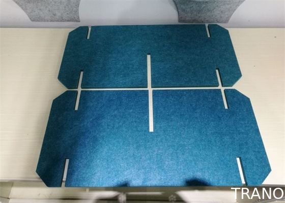 Height Adjustable Modular Office Furniture Acoustic Desk Partitions 40 Colors