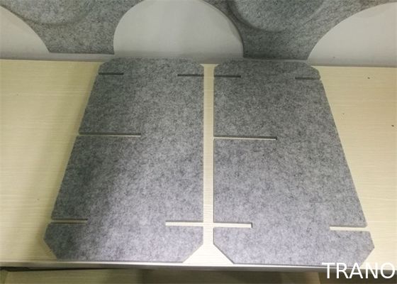 Height Adjustable Modular Office Furniture Acoustic Desk Partitions 40 Colors