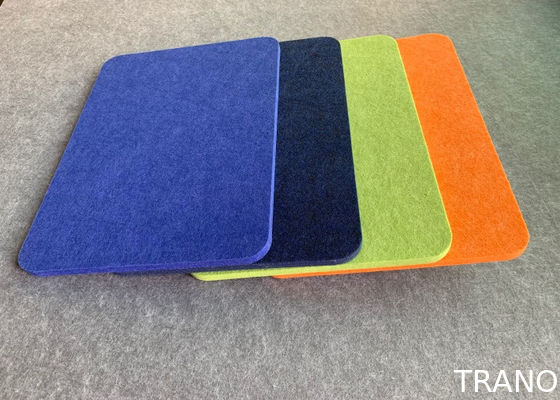 20mm Charcoal Color Pet Felt Acoustic Panels Prevent Mildew B Level Fire Retardant