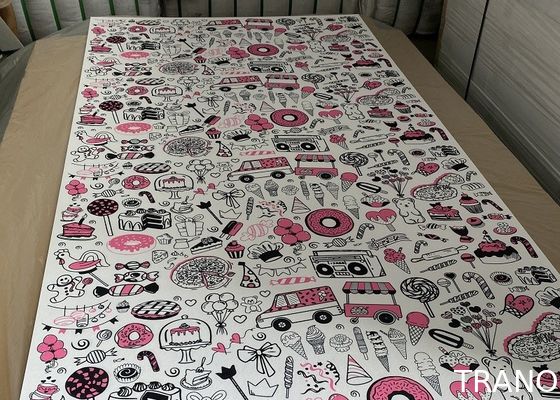 E0 Grade Polyester Fiber Acoustic Board Hypoallergenic  Fire Rated