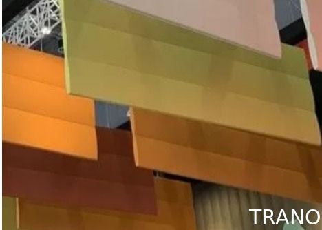 Multicolored Hanging Felt Acoustic Sound  Baffles mildew prevent