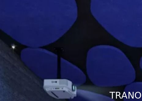 Ellipse Shape  Music Room Suspended Sound Absorbing Baffles 18mm