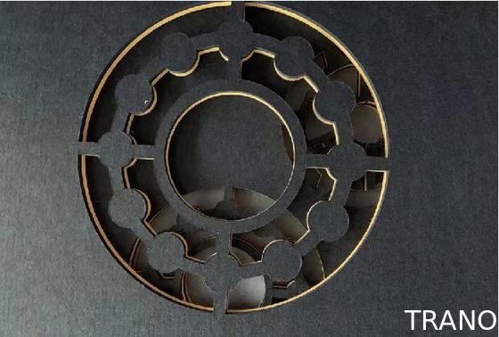 Anti Static 3D Felt Wall Panels Diffuser 12mm Thickness