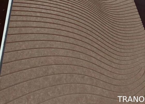 Eco Friendly Recycled Acoustic Felt Ceiling Panels Tear Resistant