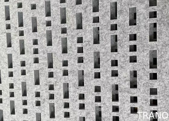 100% Polyester Fiber Recycled Acoustic Ceiling Baffles Eco Friendly